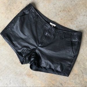 Joie Leather Shorts